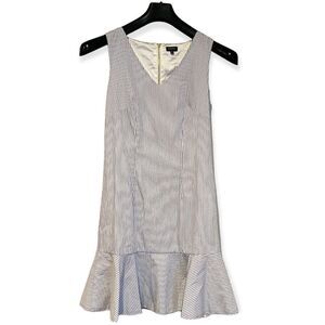 Vertigo Collection Hello Spring Naomi Blue Striped Tank Dress Size XS